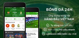 ứng dụng Bóng đá 24h