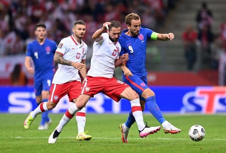 VL World Cup 2022 ĐT Anh bị Ba Lan cầm hòa tỷ số 1 - 1