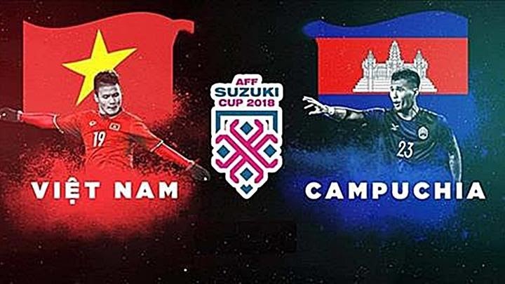 AFF Cup ĐT Việt Nam thắng đậm Campuchia tỷ số 4 - 0