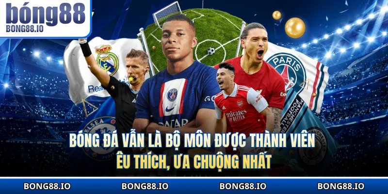 Bóng đá vẫn là bộ môn được thành viên yêu thích, ưa chuộng